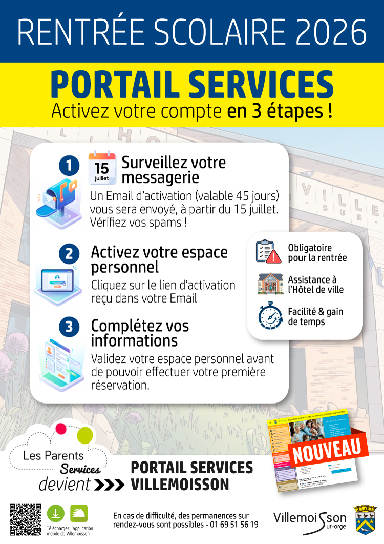 affiche portail services